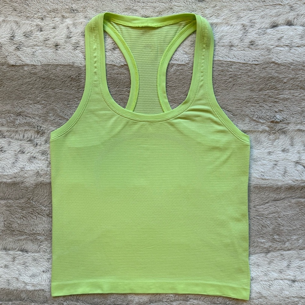 Lululemon Swiftly Tech Racerback 2.0 *Race Length in Neo Mint / Neo Mint Size 4 - Picture 5 of 13